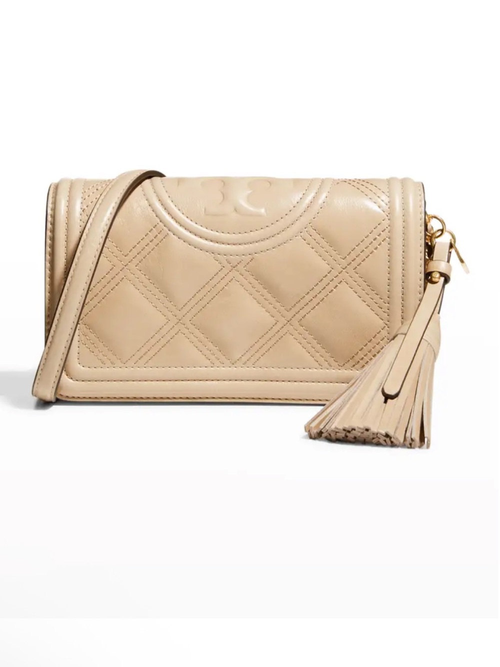Tory Burch Fleming Soft Glazed Wallet Crossbody Bag